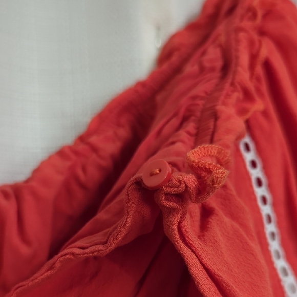 Red Ruffled Jumpsuit - Picture 15 of 16